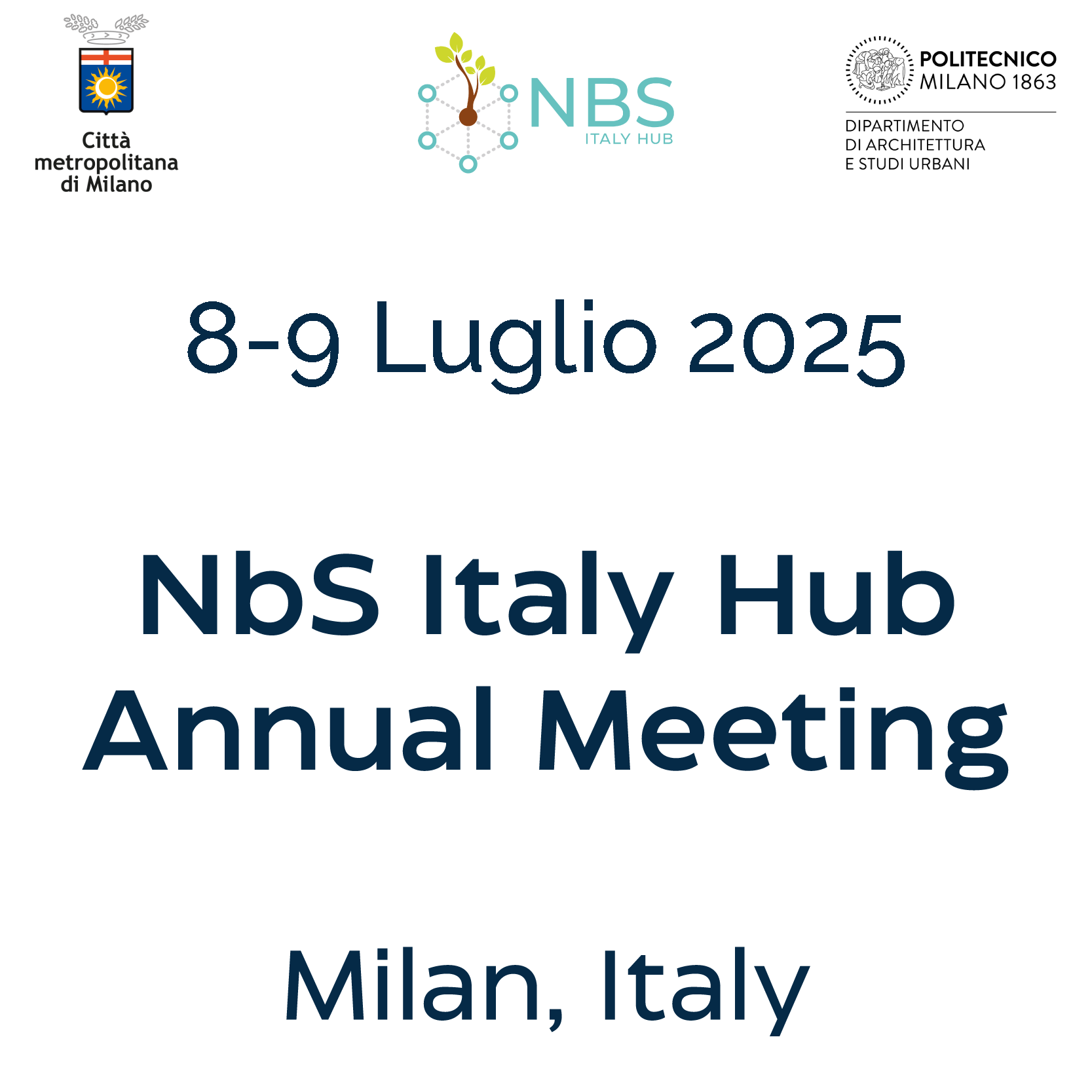 NbS Italy Hub Annual Meeting Milan
