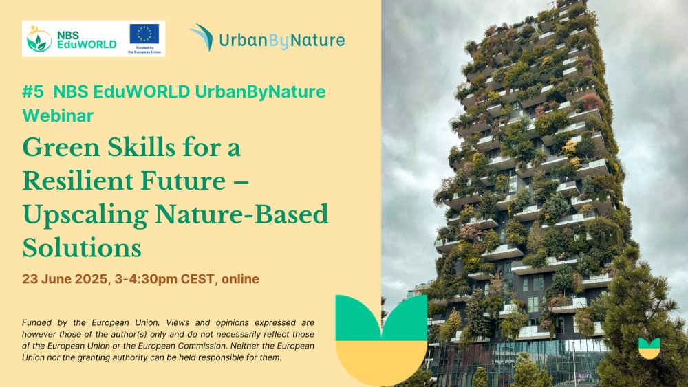 Competenze verdi per un futuro resiliente: Potenziare le soluzioni basate sulla natura